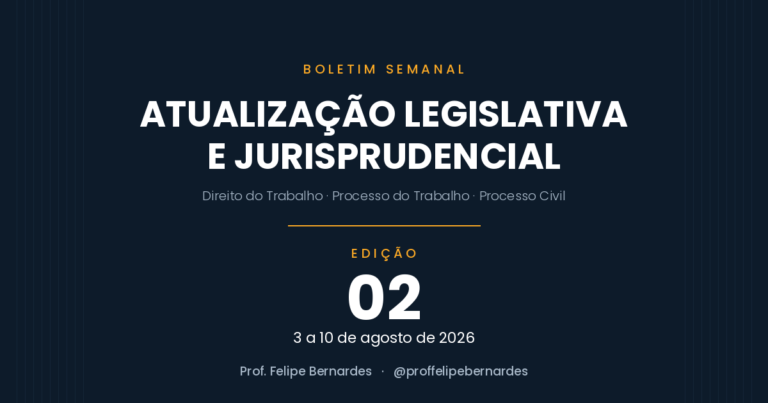 Boletim 02 – Atualização legislativa e jurisprudencial